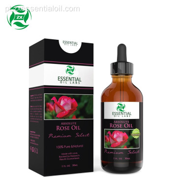 Cuidado de pele de óleo essencial de rosa orgânico